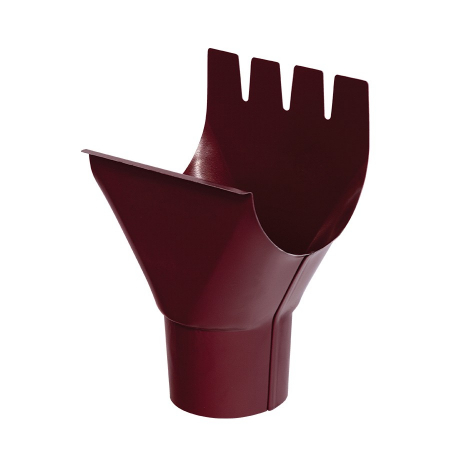 Sisteme pluviale - Racord jgheab 125 mm - burlan 90 mm, pentru sistem pluvial, Bilka, metalic