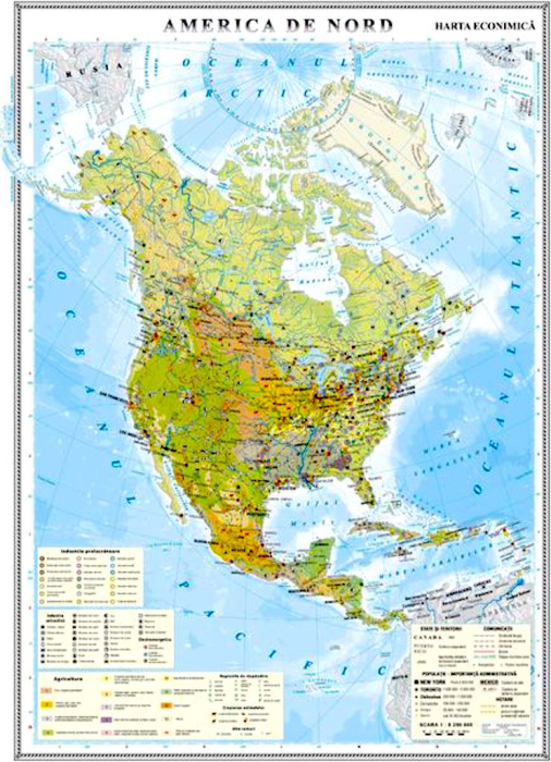 America de Nord. Harta economica [1]