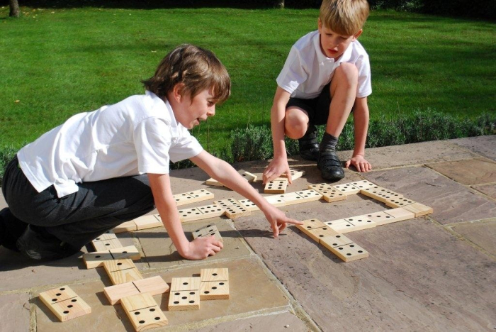 Domino din lemn gigant [8]