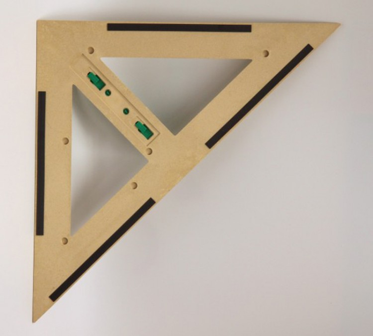 Echer 45° Magnetic, din lemn RE-Wood® [2]