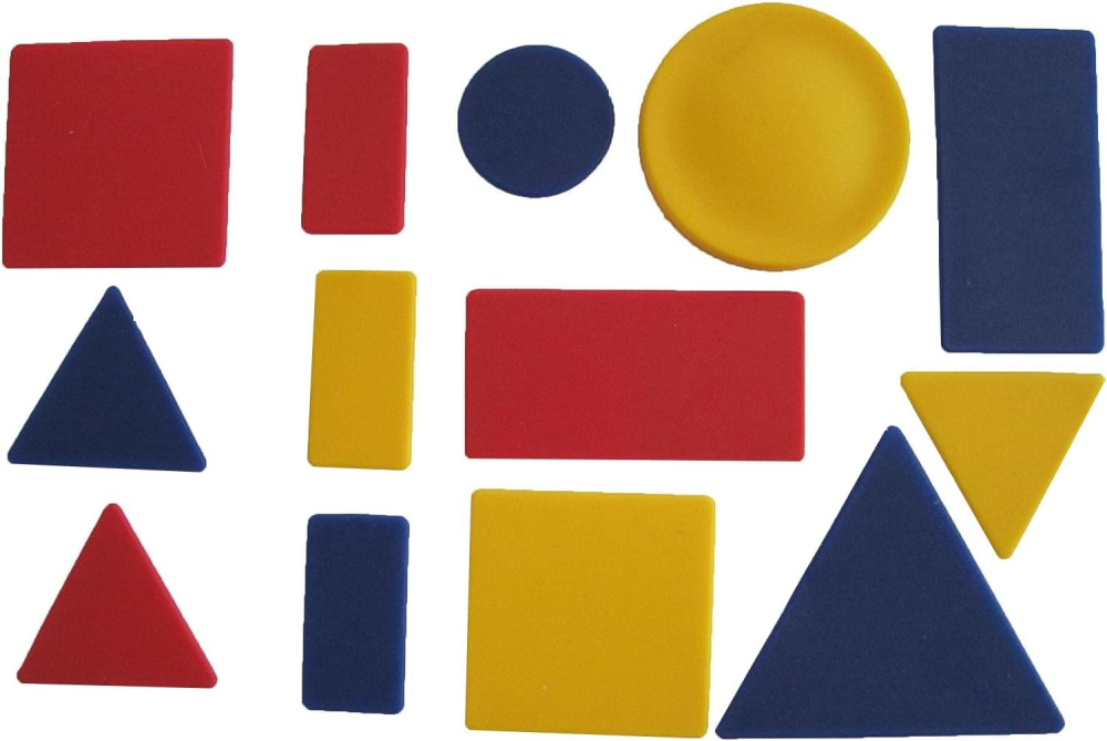 Forme geometrice plane plastic – 48 piese [2]