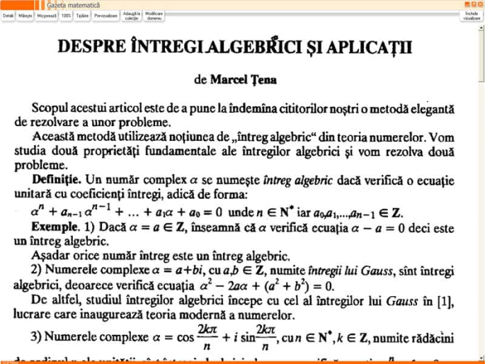 Gazeta Matematica - Editie Electronica [3]