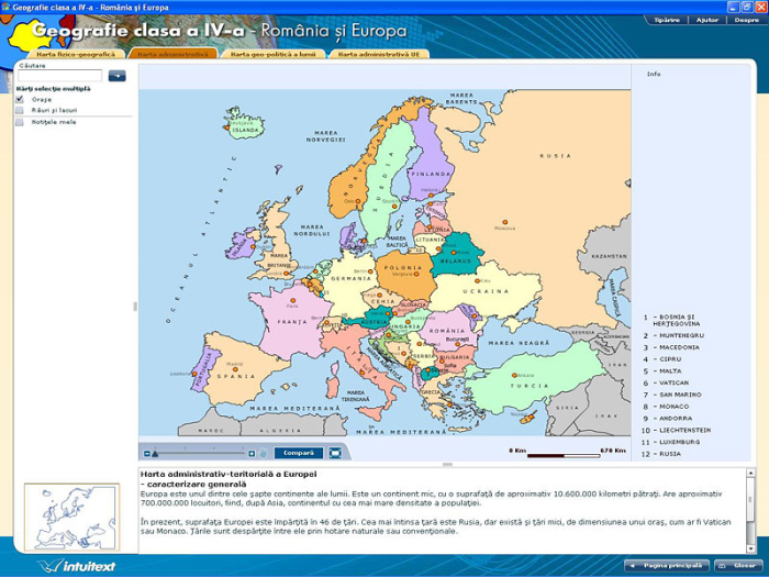 Geografie clasa a IV-a - Romania si Europa [3]