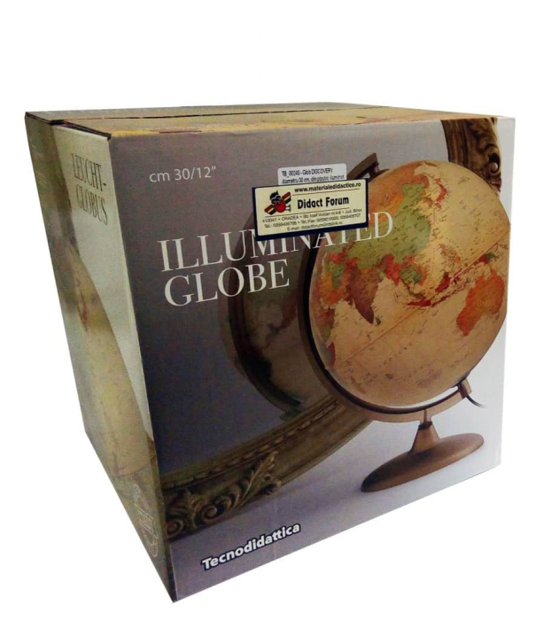 Glob Discovery diametru 30cm iluminat, Tecnodidattica [6]