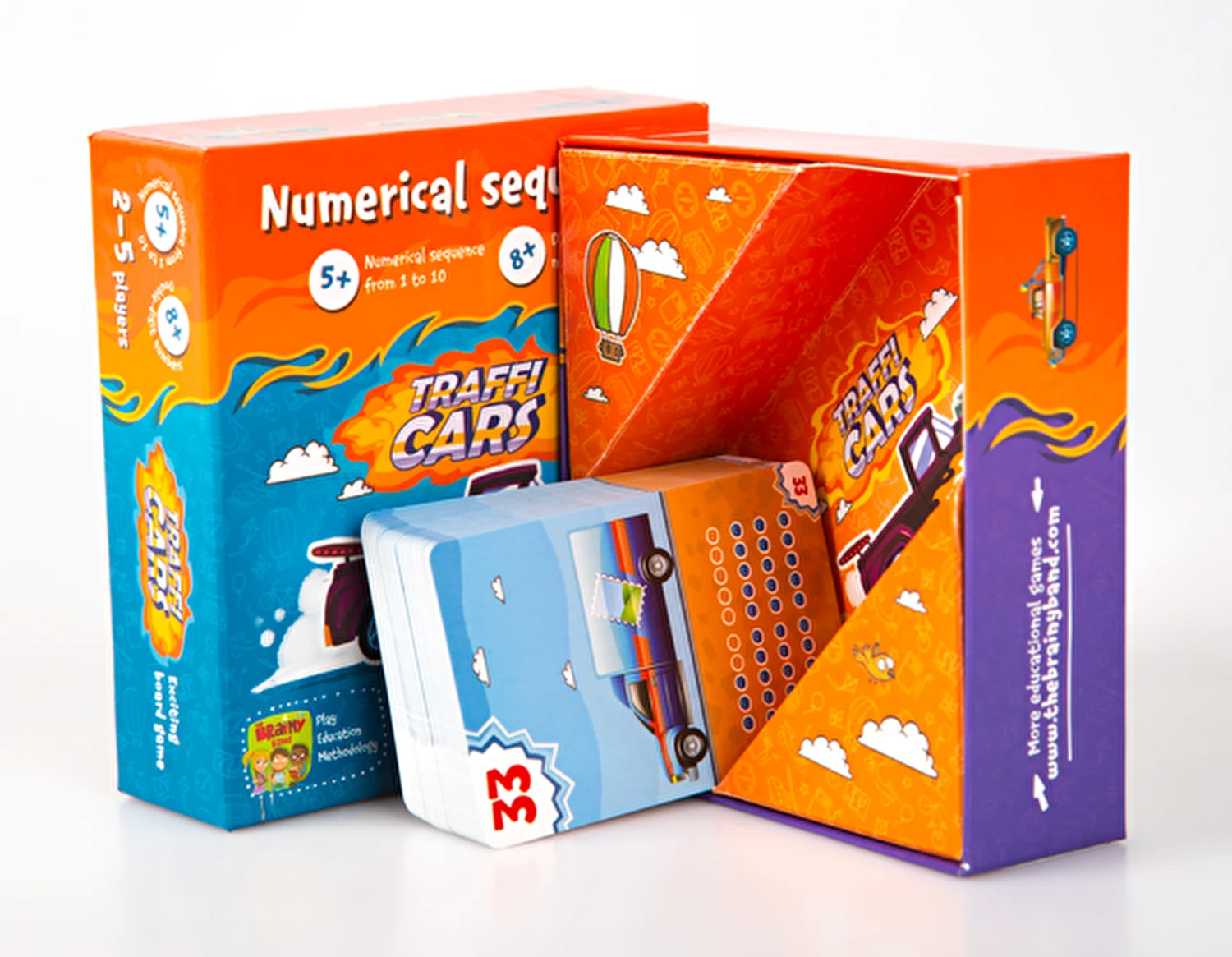Joc educativ Invatam numerele si antrenam memoria - TRAFFICARS [2]