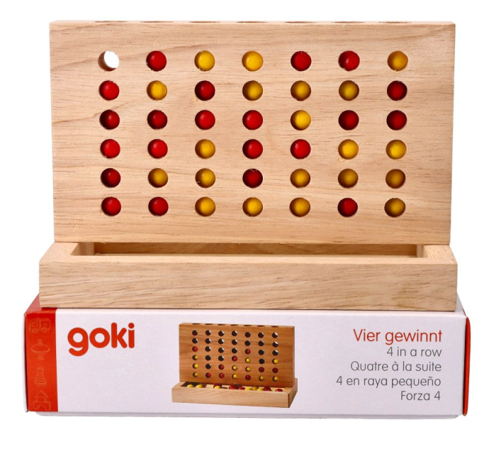 Joc 4 pe un rand, lemn [5]