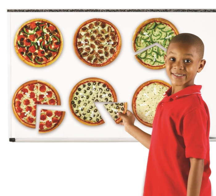 Pizza fractiilor cu magneti Learning Resources [3]