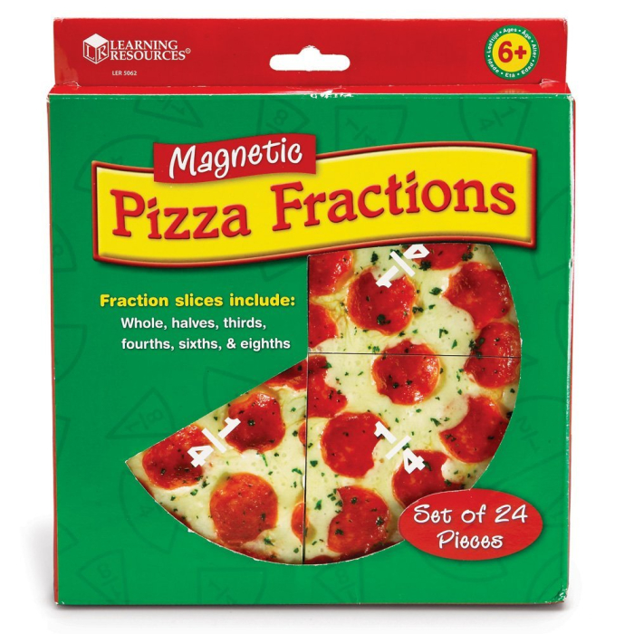 Pizza fractiilor cu magneti Learning Resources [5]