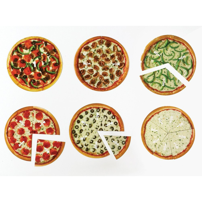 Pizza fractiilor cu magneti Learning Resources [4]