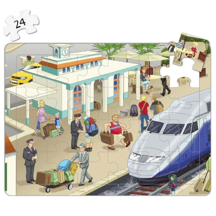 Puzzle 4 in 1 - Orasul meu [3]