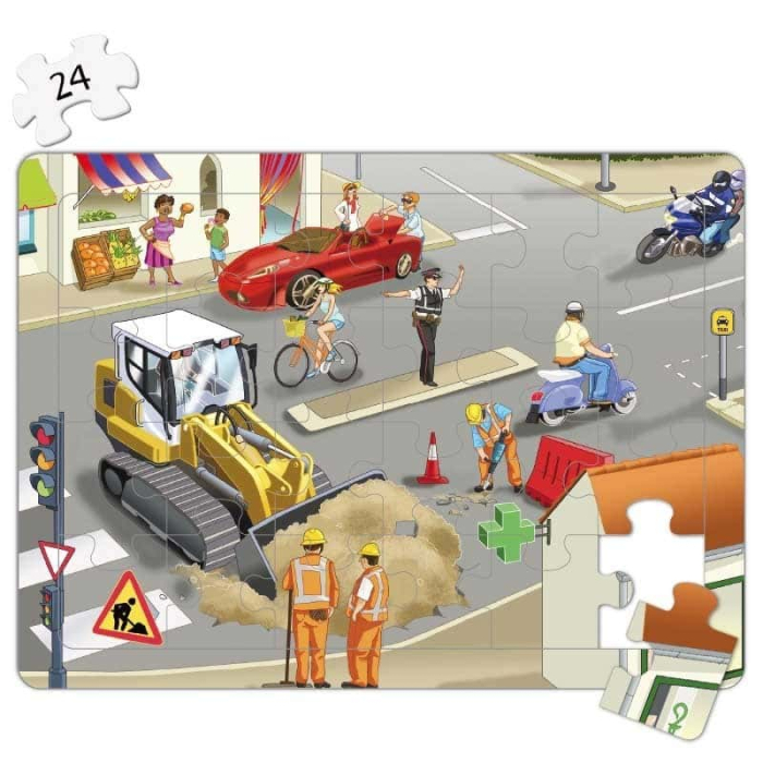 Puzzle 4 in 1 - Orasul meu [4]