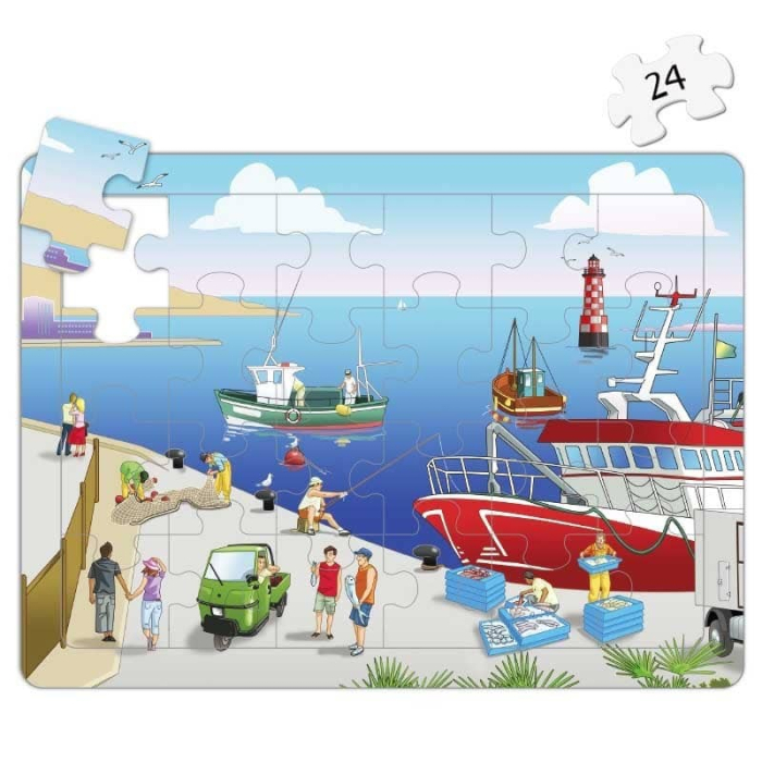 Puzzle 4 in 1 - Orasul meu [5]