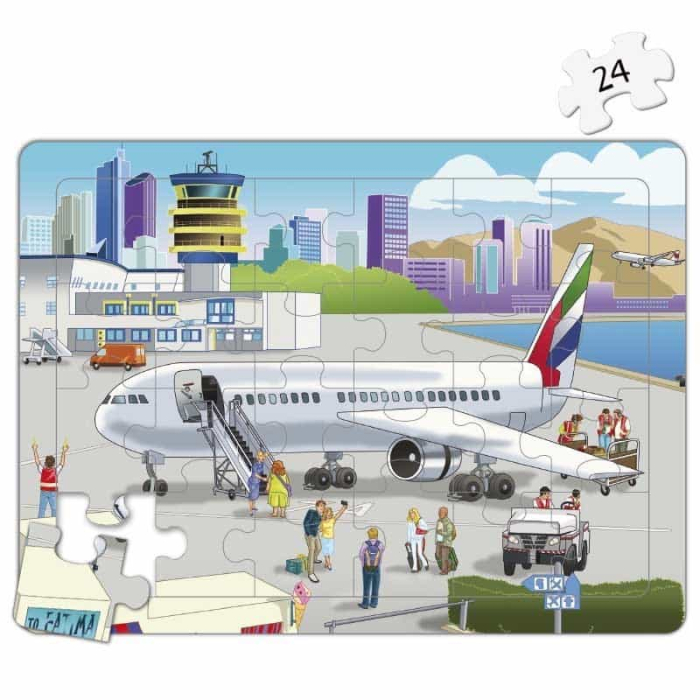 Puzzle 4 in 1 - Orasul meu [6]