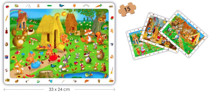Puzzle 4 in 1 - Povesti Clasice [7]