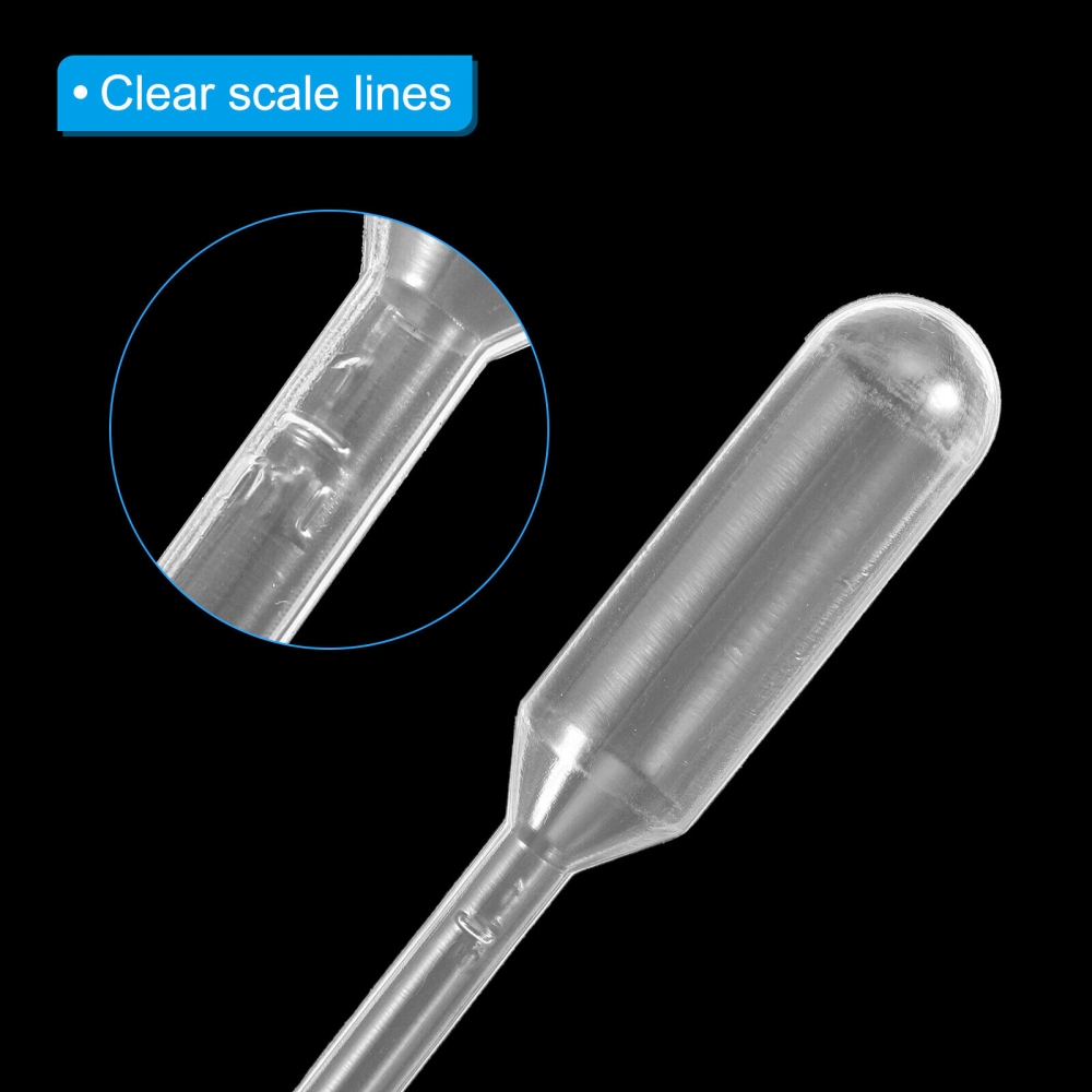 Set 100 pipete, transparente, capacitate 1ml, lungime 148mm [6]
