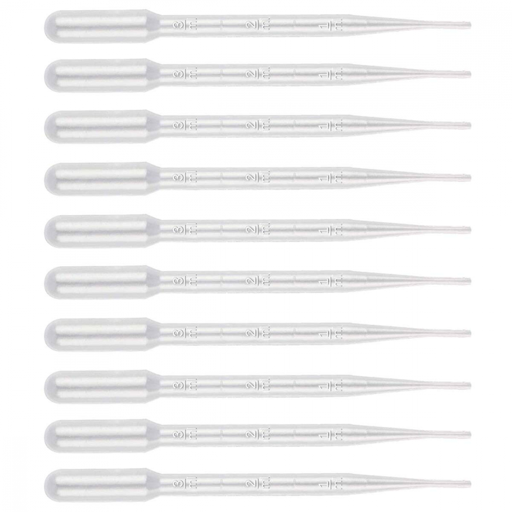 Set 100 pipete, transparente, capacitate 3ml, lungime 155mm [2]