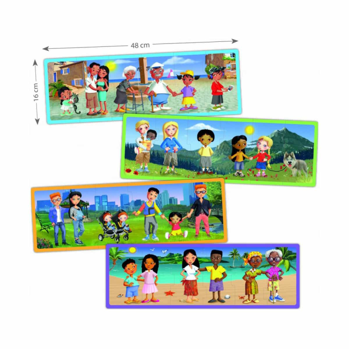 Set puzzle familiile lumii [2]
