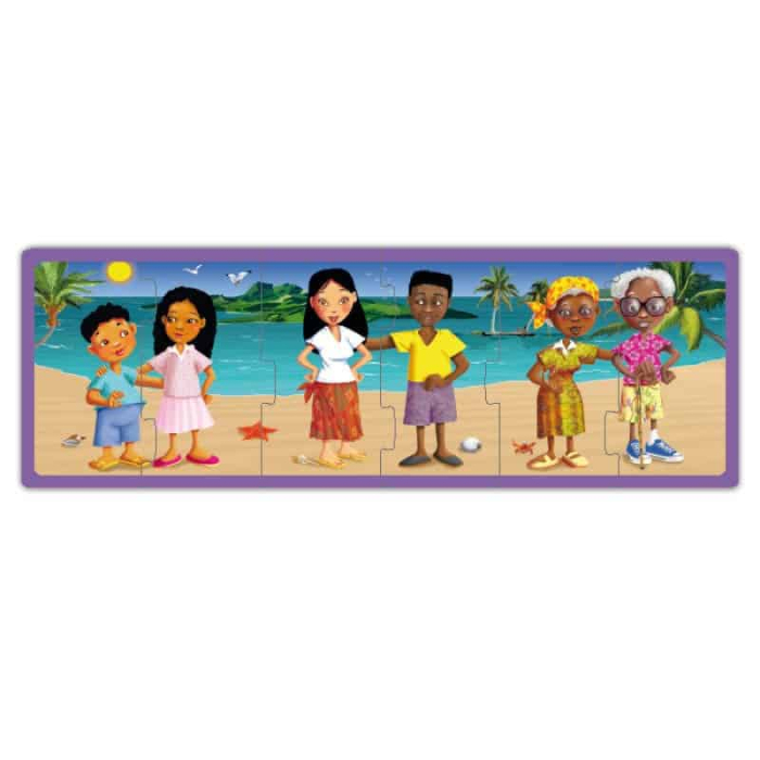 Set puzzle familiile lumii [6]