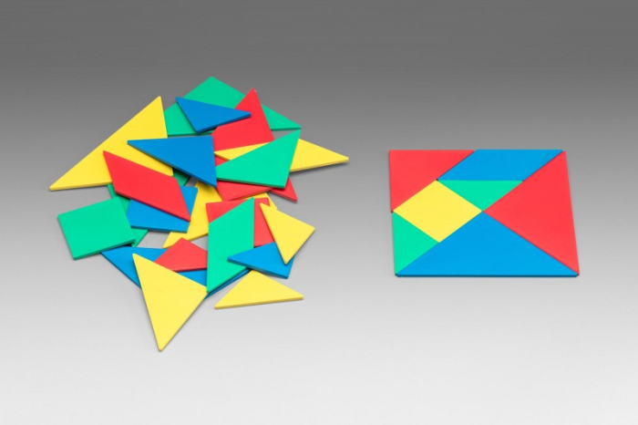 Set Tangram 4 culori, 28 piese [5]