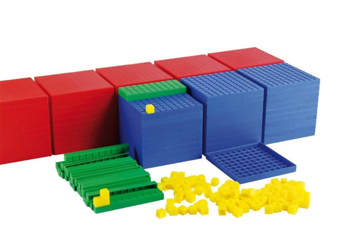 Set de cuburi in baza 10, color, 184 piese [4]