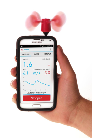Instrumente meteorologie - Anemometru pentru Smarthphone