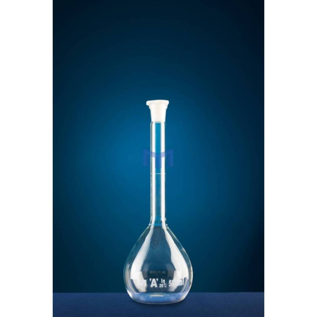Sticlarie laborator chimie - Balon Cotat cu Dop Rodat Clasa A