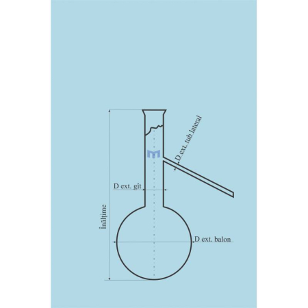 Balon de Distilare Engler - 125ml [1]