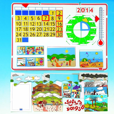 Calendar scolar magnetic in limba Romana [9]