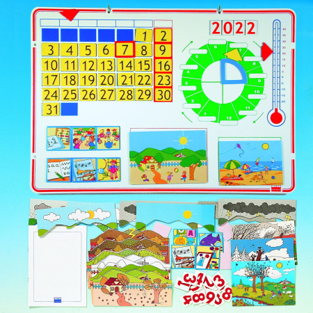 Reduceri - Calendar scolar magnetic in limba Romana