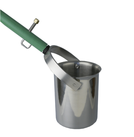 Ecologie • Studiul mediului - Cana prelevare probe din INOX, 1000 ml, pentru maner telescopic