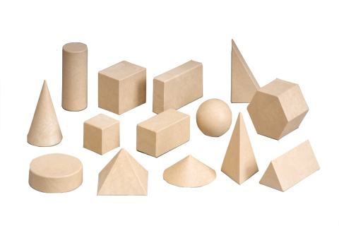 Clasele primare - Corpuri geometrice din lemn