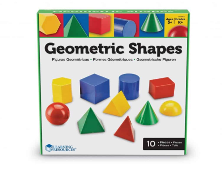 Modele corpuri geometrice - Corpuri geometrice din plastic - 10 piese