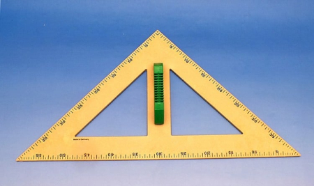 Instrumente pentru tabla - Echer de 45° - lemn