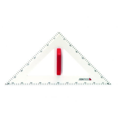 Instrumente de geometrie - Echer magnetic 45-90-45 pentru tabla scolara Geoliner