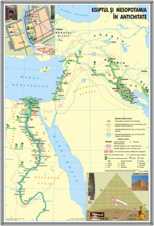 Harti istorice - Egiptul si Mesopotamia