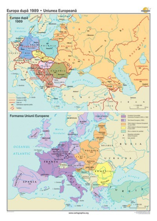 Harti istorice - Europa dupa 1989. Uniunea Europeana