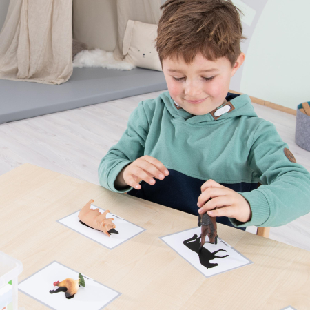 Creativitate si indemanare - Figurine animale Montessori