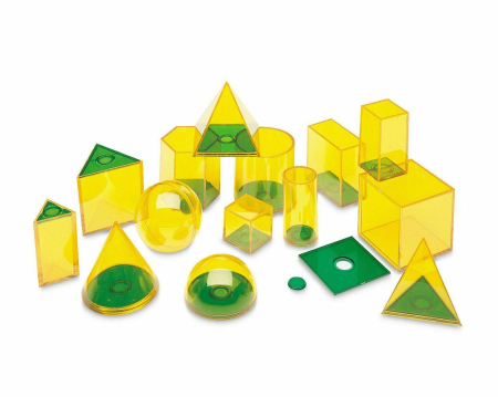 Matematica - Forme geometrice GeoSolids - 14 piese
