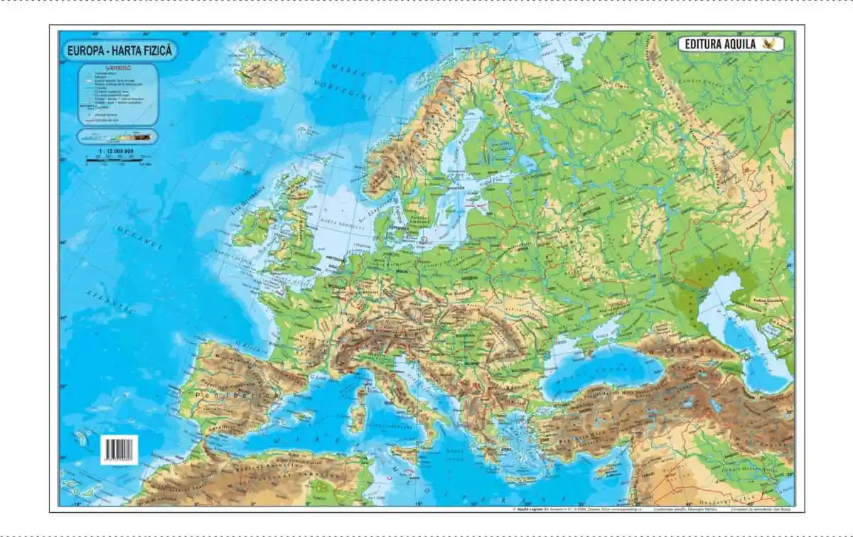 Harta Europa Format 120 x 160 cm [1]