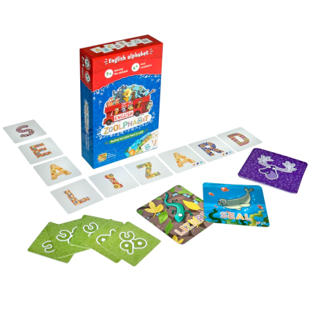 Joc Educativ Invatam Alfabetul limbii engleze - ZOOLPHABET