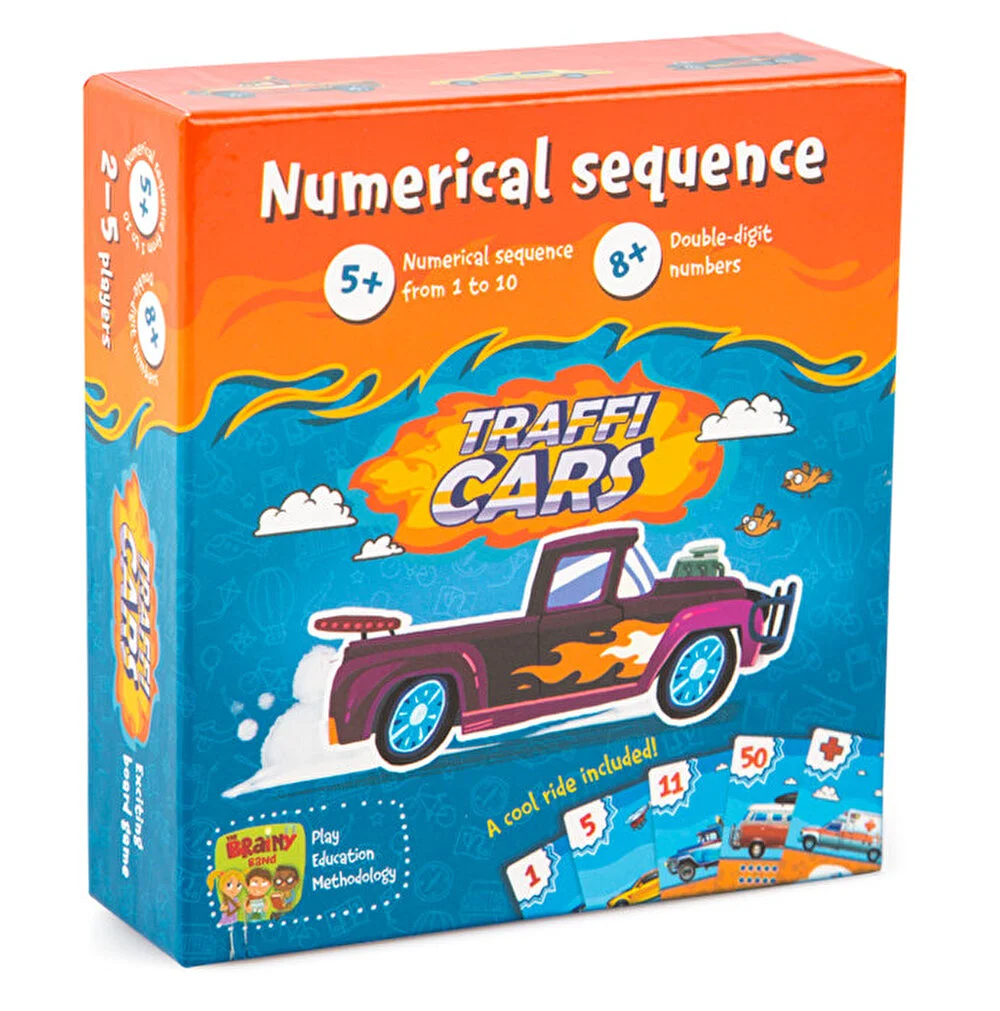 Logica - Joc educativ Invatam numerele si antrenam memoria - TRAFFICARS