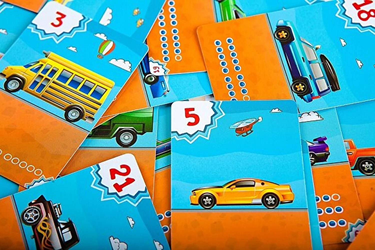 Joc educativ Invatam numerele si antrenam memoria - TRAFFICARS [5]