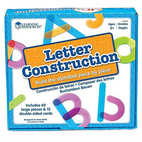 Jocuri educative - Joc Learning Resources Educativ Sa Construim Alfabetul