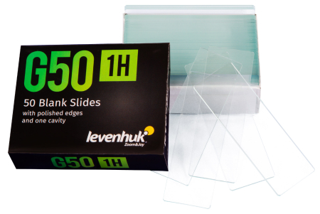 Accesorii microscoape - Lame G50 1H cu adancitura 50 buc