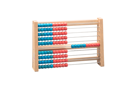 Numere - Numaratoare cu 100 de bile RE-Wood®