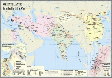 Harti istorice - Orientul Antic in mileniile II-I a.Chr.