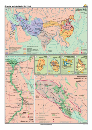 Harti istorice - Orientul antic (mileniul III-I i.Hr.)