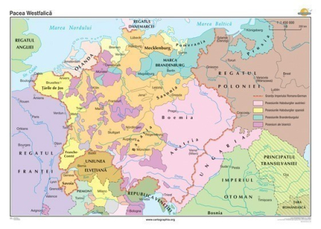 Harti istorice - Pacea Westfalica