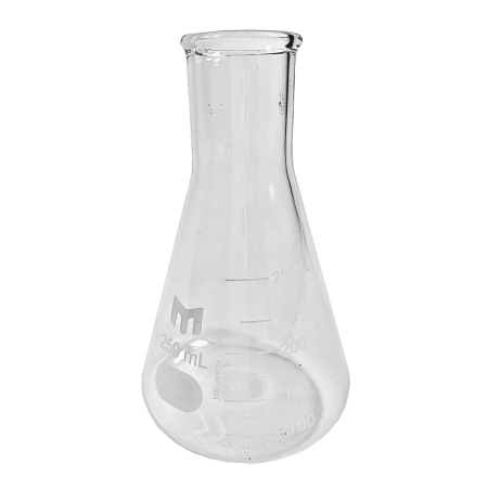 Pahar Erlenmeyer Gradat cu Gura Ingusta