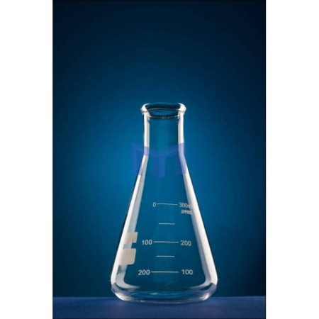Sticlarie laborator chimie - Pahar Erlenmeyer Gradat cu Gura Ingusta